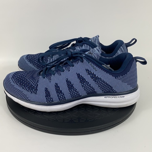 APL Techloom Pro Blue/White Athletic Running Shoes Men's Size 9.5 - Picture 8 of 13